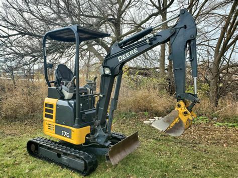 mini excavator for sale john deere|john deere 17g price new.